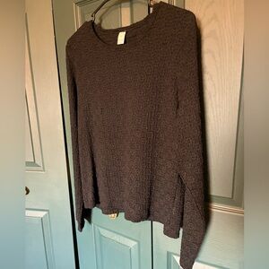 Old Navy NWT Women’s Top Shirt Blouse XL Long Sleeve Black Stretch